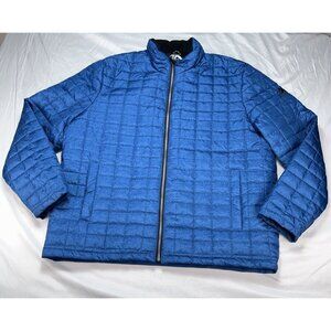 ZeroXposur Men’s Size XL Coat Puffer Jacket Blue Winter Zipper Collared Pockets